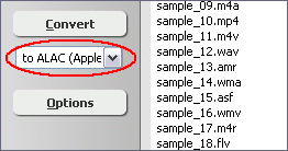 Rip CD to ALAC; Click Convert