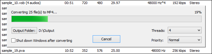 Converting VCD to WMV