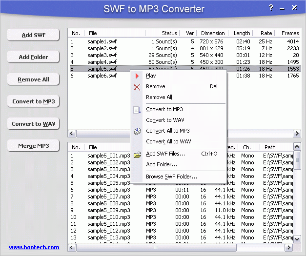 Screenshot for SWF to MP3 Converter 2.4.0.189